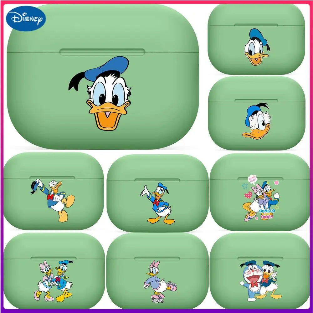 

funny Donald Duck For Airpods pro 3 case Protective Bluetooth Wireless Earphone Cover Air Pods airpod case air pod cases green 1