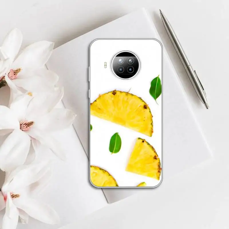 

pineapple luxury Phone Case Transparent for Xiaomi mi note 10 8 9 t HUAWEI p30 40 11 Samsung S 8 9 10 20 pro lite
