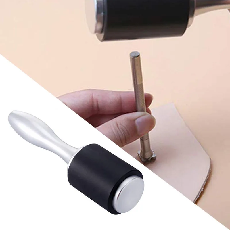 Молоток для резьбы по коже MIUSIE нейлоновый инструмент сделай сам с ручкой