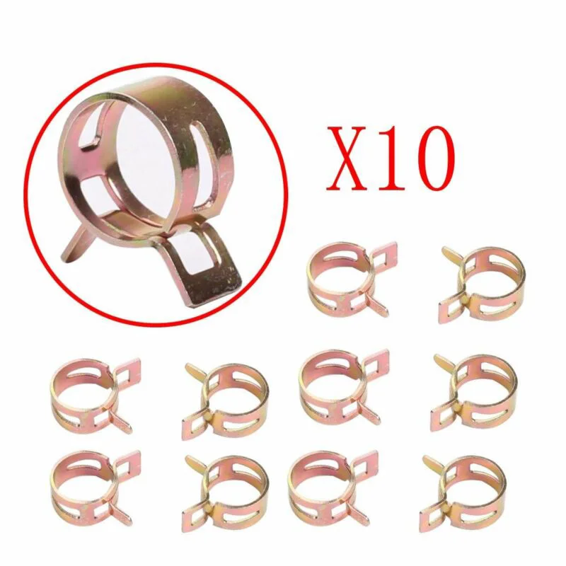 

Set Spring Clips 8mm Vacuum Oil Fuel Equipment Tools Replacement Parts Pipe