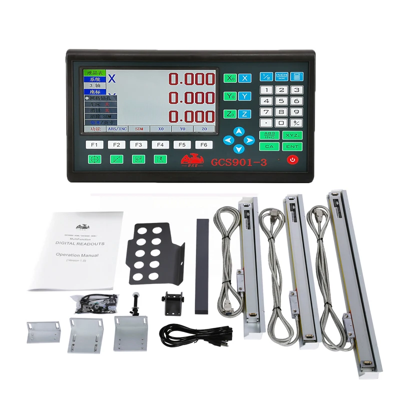 Новый 3 осевой ЖК дисплей Dro набор цифровой индикации и шт. 5U линейная оптическая