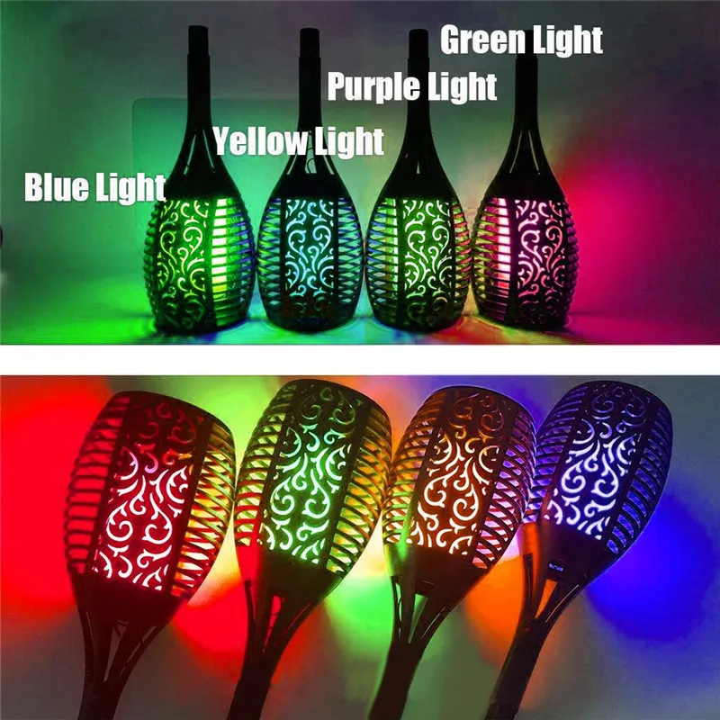 2/4 шт. водонепроницаемые светодиодные фонарики на солнечной батарее | Лампы и