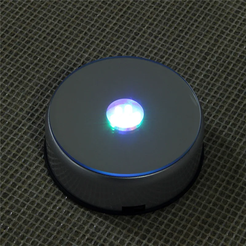 1х светодиодный цветной светящаяся основа светильник лазерный вращающийся