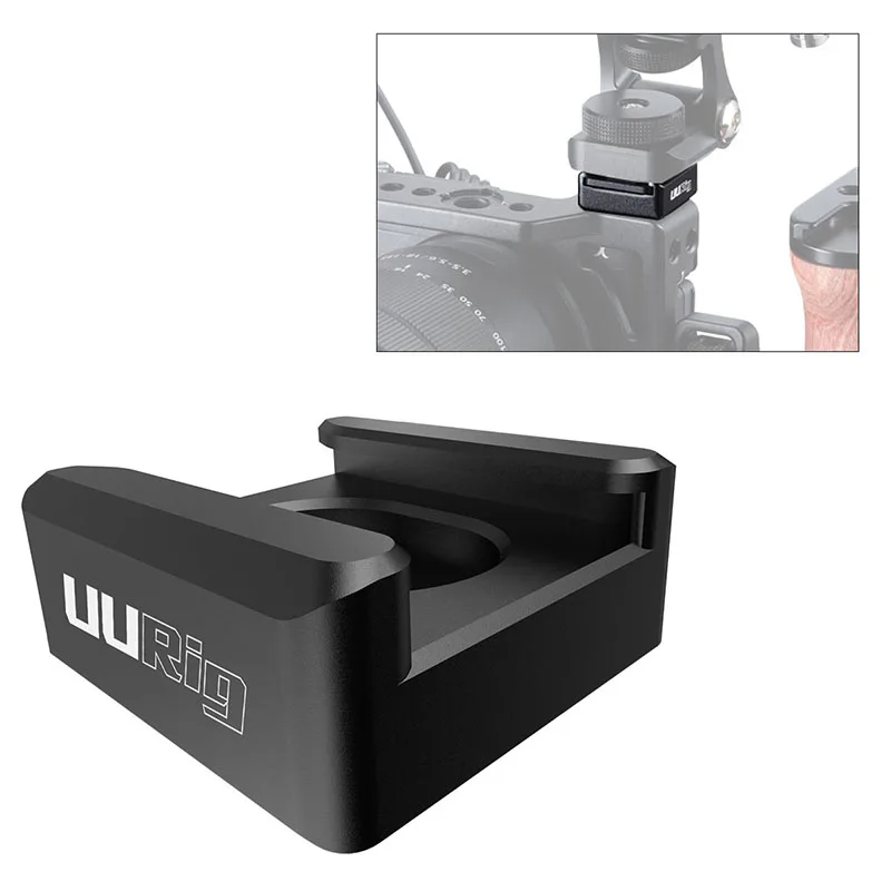 

Универсальный адаптер UURig R053 с креплением для холодного башмака с резьбой 1/4, основание для камеры, монитор, светодиодный светильник, микроф...