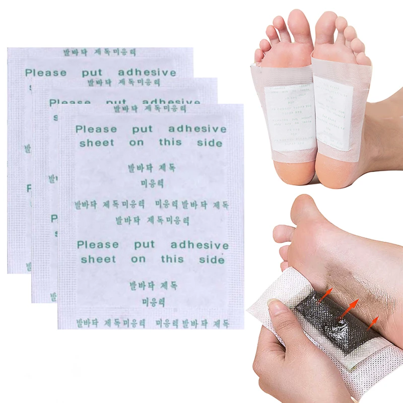 EFERO 10 шт. пластырь для Детокс программы ног тела патчи Уход за ногами снятие