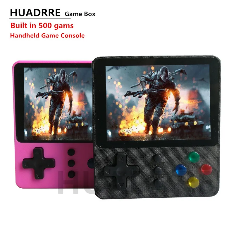 

Portable Retro vedio Game Console Handheld Game Player 3.0 Inch Built in 500 IN 1 Games Pocket box Game Console