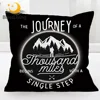BlessLiving Rock Climber Cushion Cover Black and White Pillow Cover With Quotes Extreme Sports Home Decor Kussenhoes Pillow Case 1