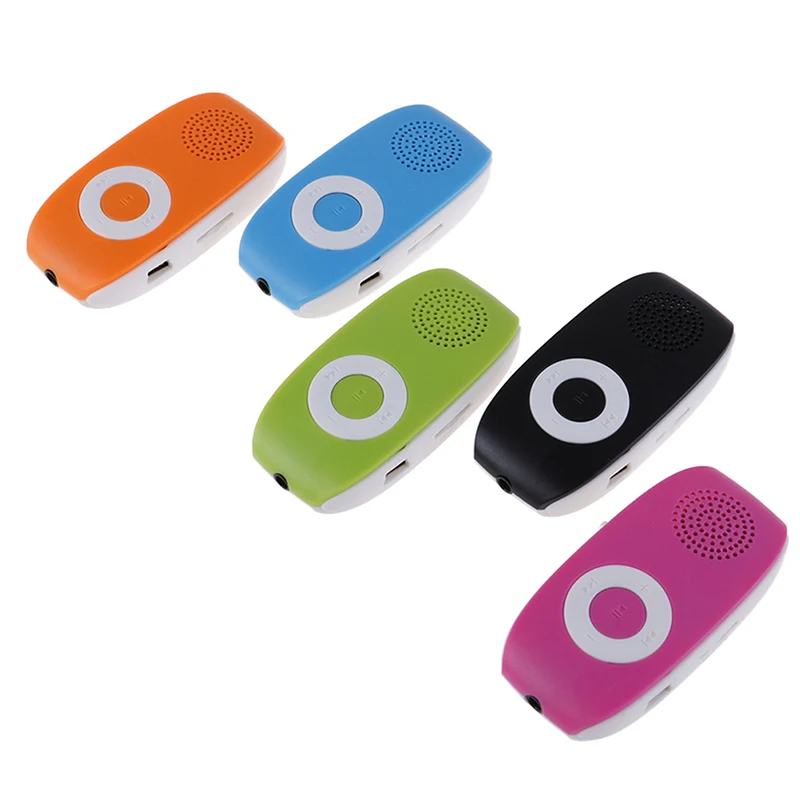 MP3 музыкальный медиа детский аудио плеер с зажимом USB Поддержка SD TF карты 32 ГБ