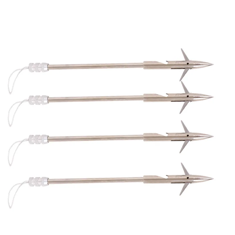 Дротики из нержавеющей стали с зазубринами для охоты на рыбу 3 шт. | Спорт и