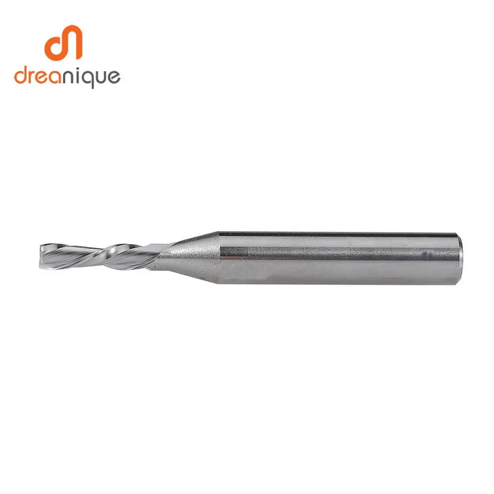 Дюймовая спиральная фреза с двумя фрезами Резьбовая 3 175 мм 6 35 фрезерный станок