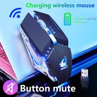 x11 wireless rechargeable gaming mouse optical usb 1600 dpi led backlight portable fashionable gaming streaming mouse accessory