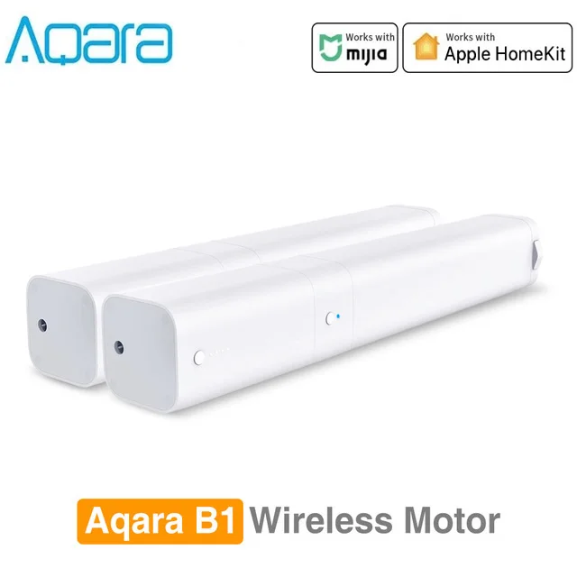 Aqara-Motor de cortina inteligente B1, Control remoto inalámbrico, motorizado, sincronización eléctrica, | Compatible con Apple Homekit