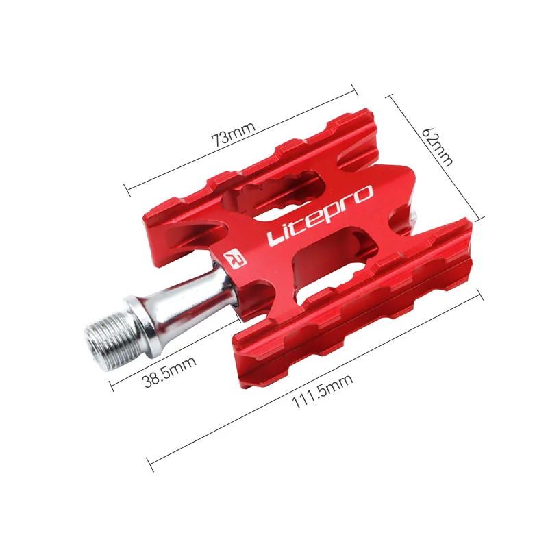 

Litepro Ultralight Mountain Bike Pedal K3 Folding Bicycle Pedal Aluminum Alloy for Brompton MTB Road Bike BMX Universal Pedals
