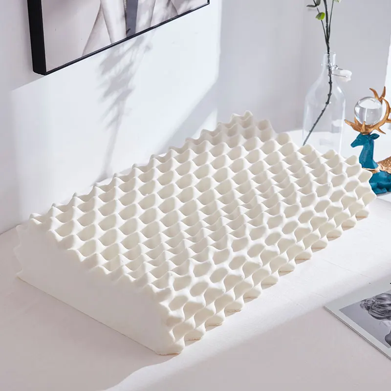 

Orthopedic Latex Massage Pillow Pure Natural Thailand Original Neck Sleep Pillows Protect Vertebrae Health Care Cervical Pillow