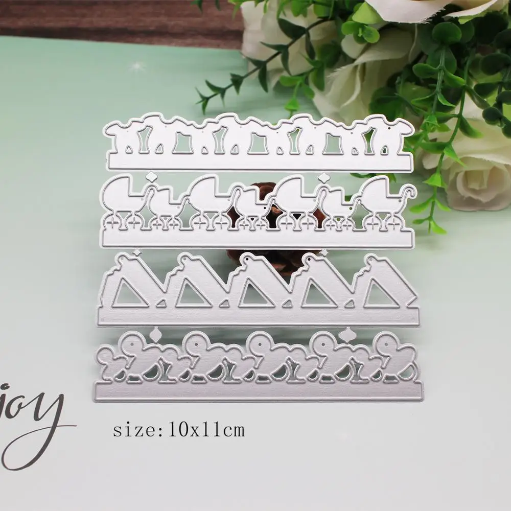 

4pcs/1set baby stroller metal cutting die for DIY scrapbook photo album paper card decoration crafts embossing die cutting
