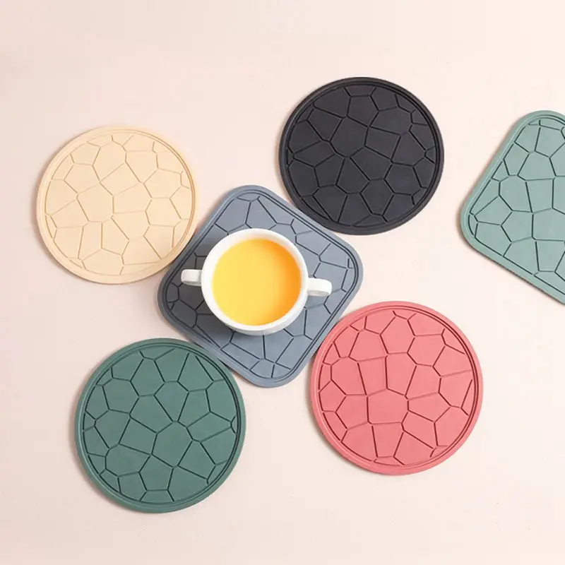 

Heat Insulation Table Coaster Anti Slip Bowl Placemat for Dining Table Coffee Tea Tableware Cup Pads Home Tabletop Decorative
