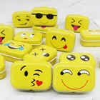 Жестяная коробка с изображением персонажей мультфильмов, маленький бокс для хранения ювелирных изделий с изображением русалки и единорога, Коллекционирование украшений для дома и витрины, 1 шт.