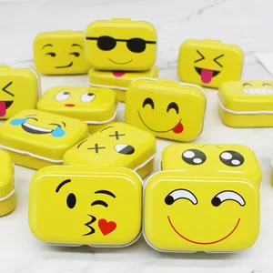 Жестяная коробка с изображением персонажей мультфильмов, маленький бокс для хранения ювелирных изделий с изображением русалки и единорога, Коллекционирование украшений для дома и витрины, 1 шт.