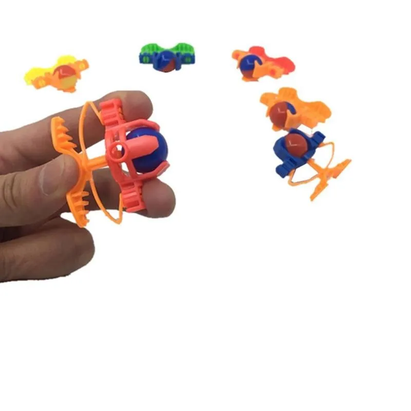 10 шт детское нижнее белье сжимающаяся игрушка палец с эффектом рогатки запуск