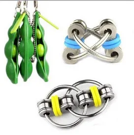 

Fidget Toys Sensory Toy Set Squeezed Edamame Toy Woven Mesh Noodle Rope Stress Relief Toy Set