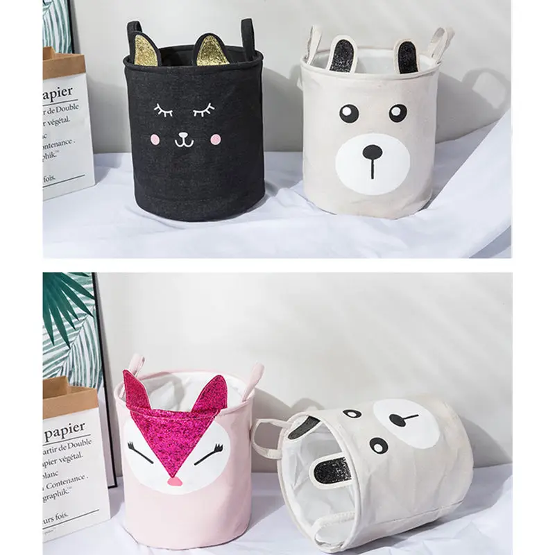 33*30 см детская комната мультяшная корзина мультфильм складная для белья ведро