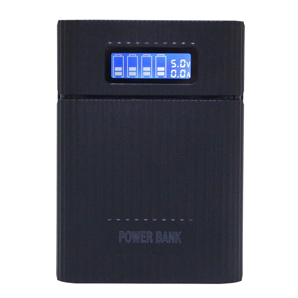 No Battery) 4 x 18650 Power Bank Box Kit Mobile Phone Charger Pover Bank Case DIY Powerbank Portable Poverbank Pover Power Bank