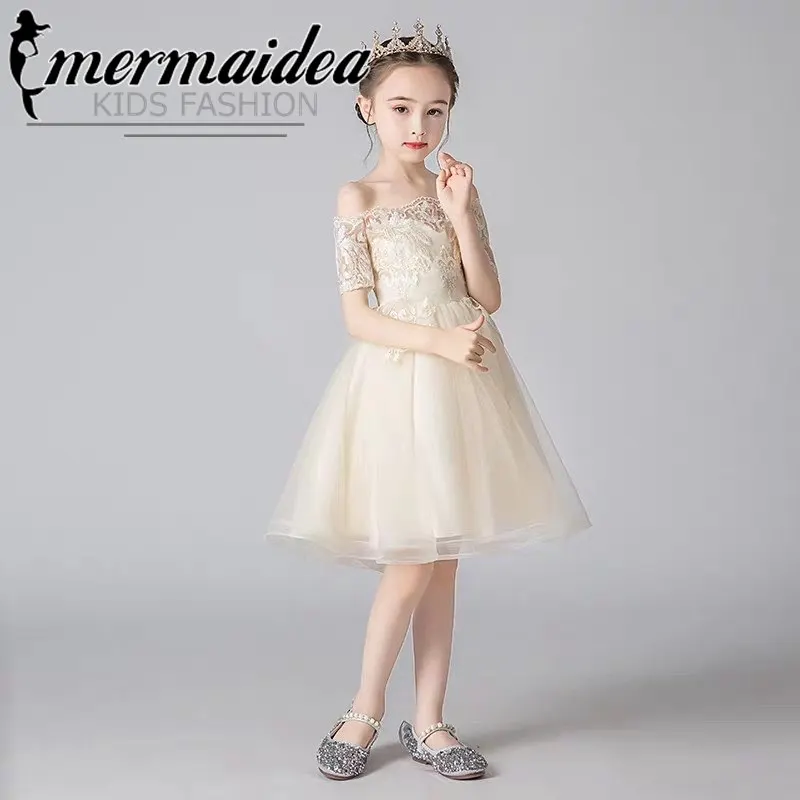 Для маленьких девочек благородное пышное платье принцессы для дня рождения