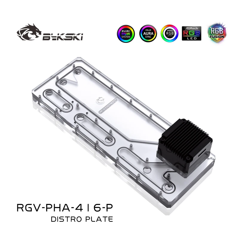 Акриловый бак BYKSKI для Phanteks 416 чехол компьютера/3PIN 5V D RGB / Combo DDC Pump охлаждение водный