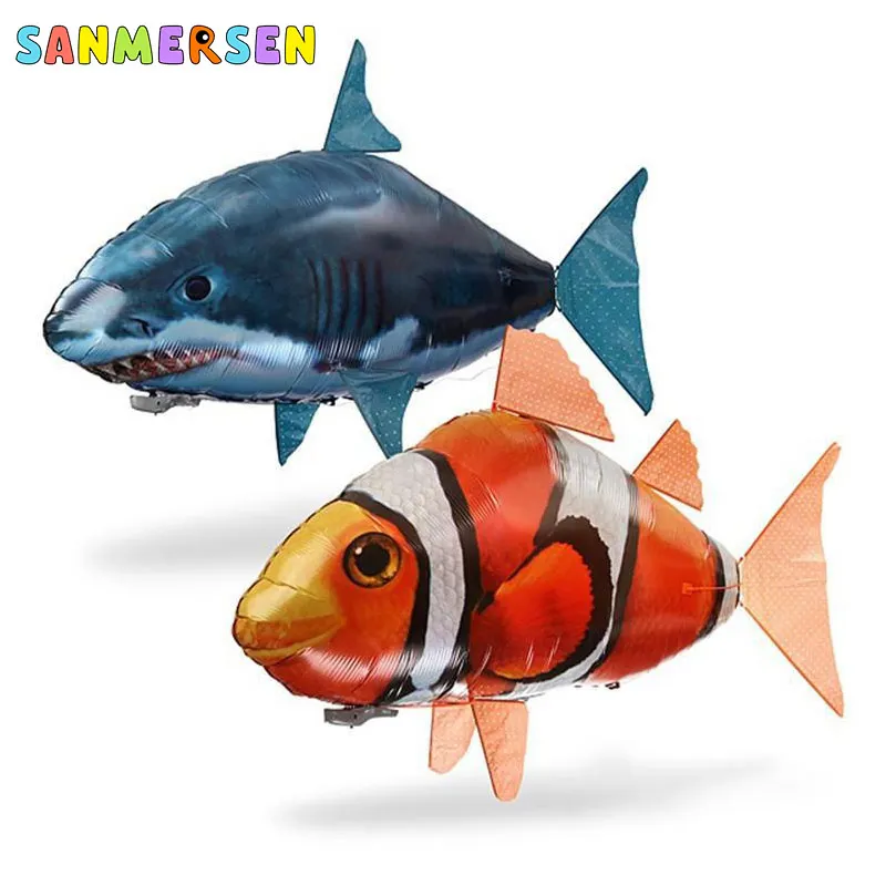 Игрушка Акула с дистанционным управлением воздушная плавающая рыба