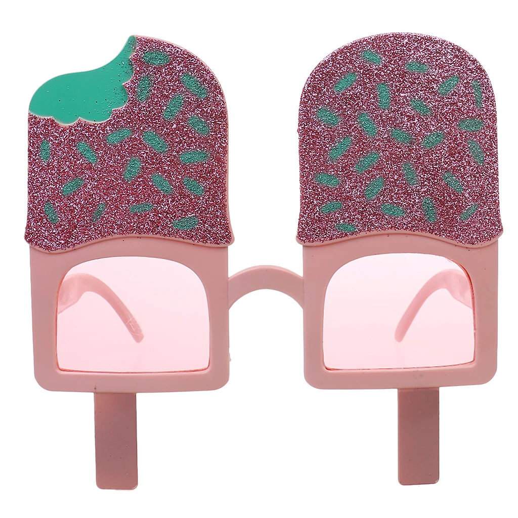 Блестящие солнцезащитные очки в стиле ледяной поп маскарадный костюм