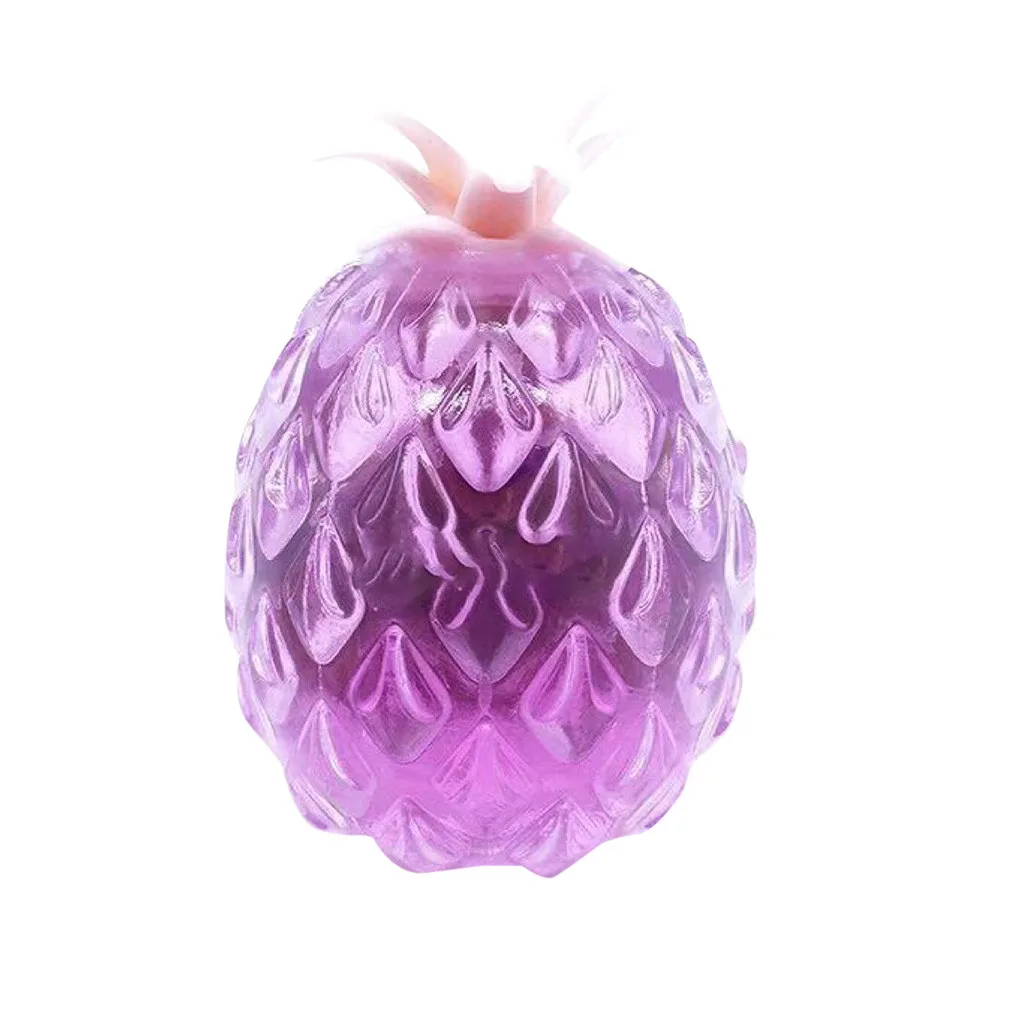 

Fidget Toys 4Pcs Transparent And Slick Funny Pinch Decompression Venting Novelty Toy Pineapple Decompression Squeeze Vent Toys