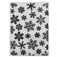 winter snowflakes pattern background 3d embossing folders diy crafts paper diary greeting card scrapbooking decoration template