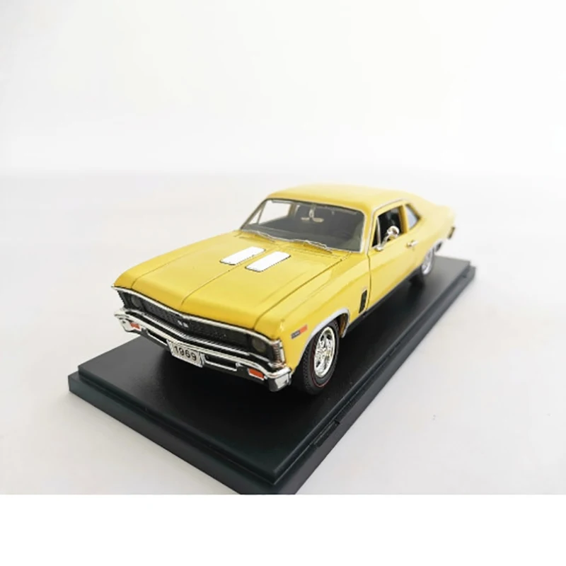 

Литая модель автомобиля из сплава 1/32 Шевроле 1969 NOVA SS, модель автомобиля, имитация мышц, Классическая для коллекции украшений
