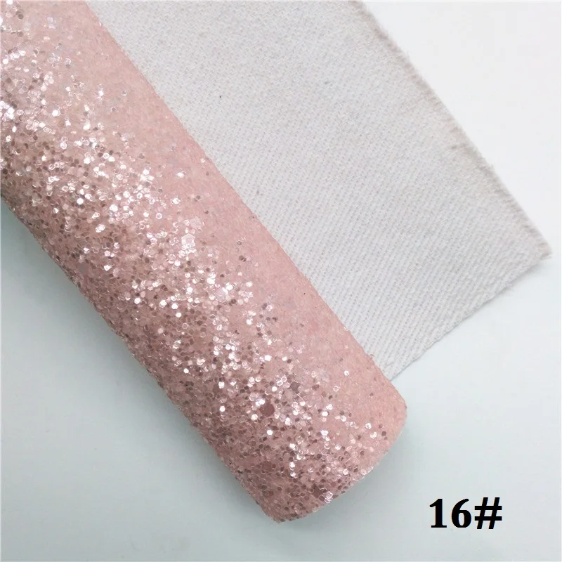 16 Блестящая блестящая ткань, 21X29 см, размер А4, Пастельная блестящая ткань, плотная блестящая кожа, виниловая ткань из искусственной кожи для бантов, GM664A - Цвет: 16