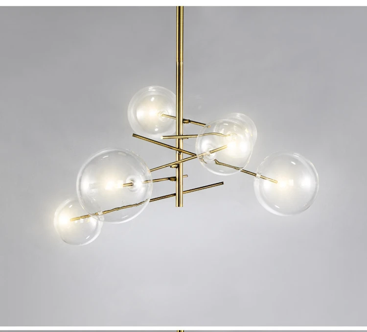 _ Подвесная лампа G9 подвесной светильник итальянский дизайн для гостиной