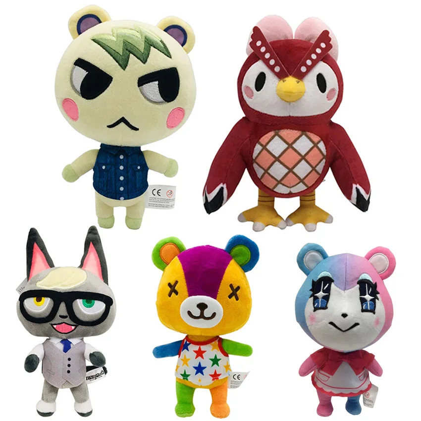 20 см Плюшевые игрушки с изображением животных Raymond Marshal Judy Tasha Tom Nook Марина