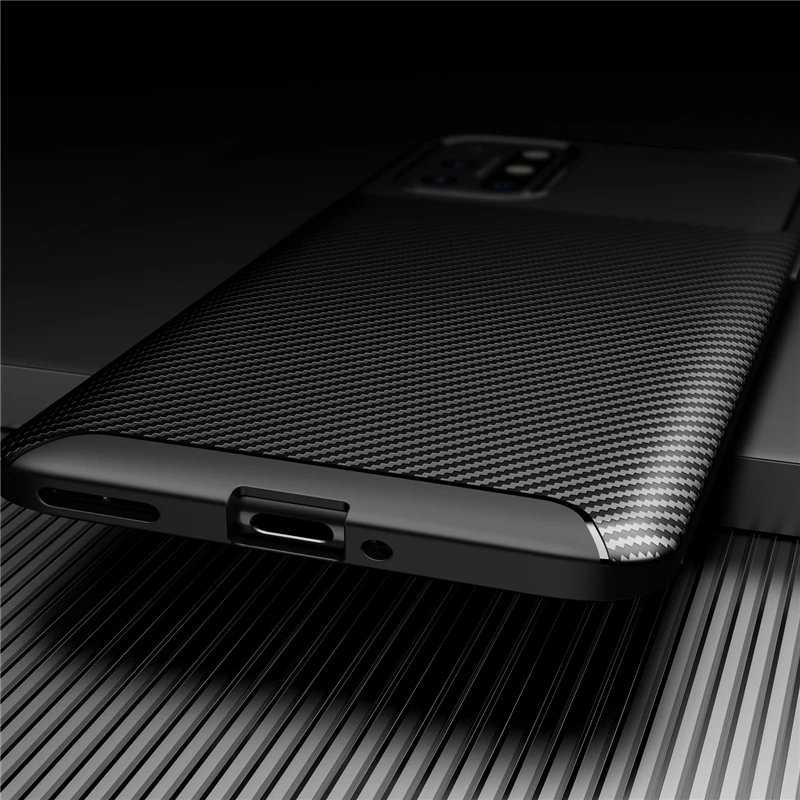 For Oneplus 8T Case Coque fiber Armor Silicone Rubber Protective Case For OnePlus Nord Case Cover For OnePlus 8 Oneplus 8 7 6 5