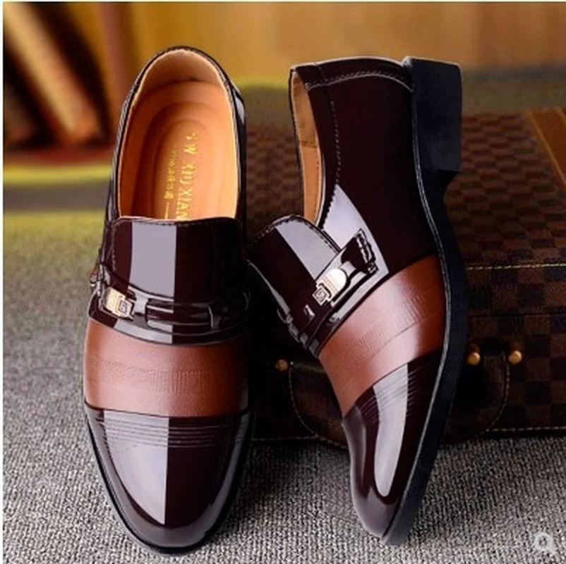 

Сезон весна-осень; Мужская деловая Торжественная одежда полые британская кожаная обувь мужские флисовые ноги удар повседневная мужская об...