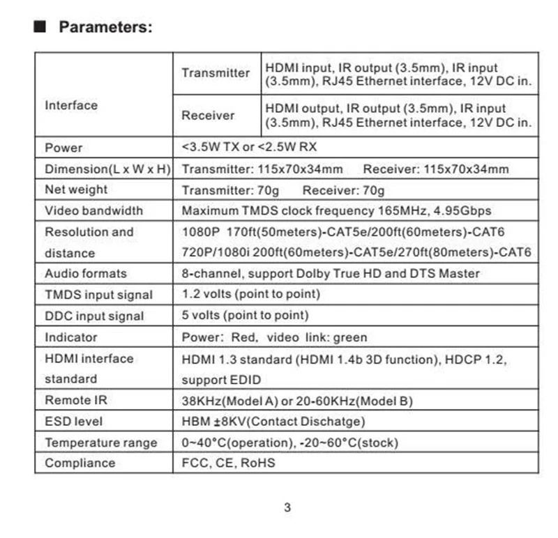 HDMI настенный удлинитель 1080P HDMI, Овер-Cat5e/Cat6 удлинитель настенная пластина с ИК-управлением(отправитель и ресивер