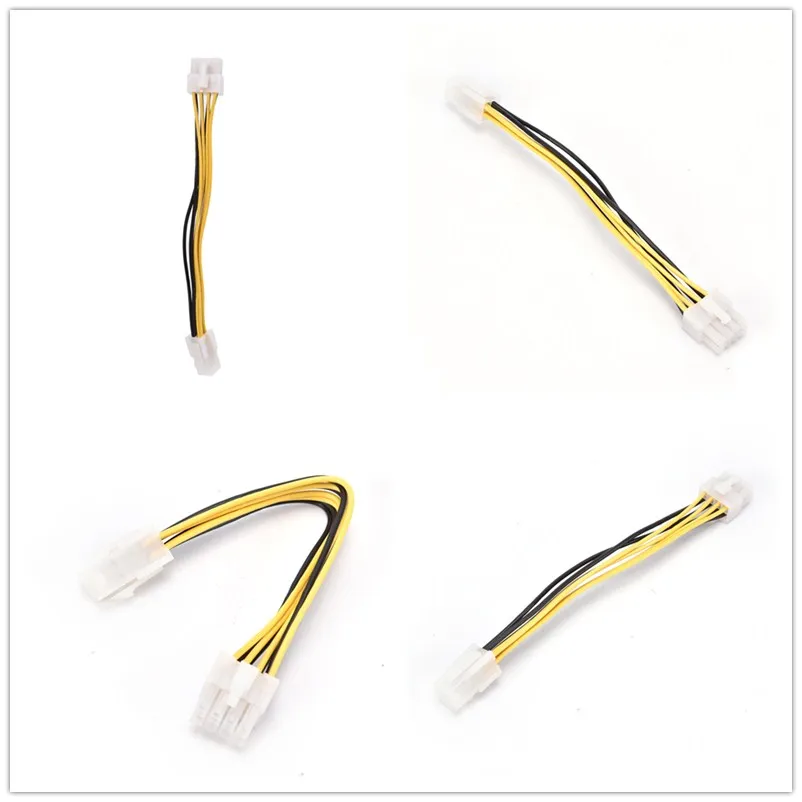 1 шт. 15 см 12 V блок питания ATX P4 ЭПС 8pin 4 Pin типа папа к 8 женский EPS/ПСВ (Процессор