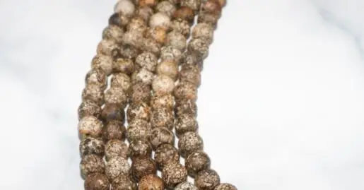 Бусины россыпью из натурального лая Агата для изготовления ювелирных изделий