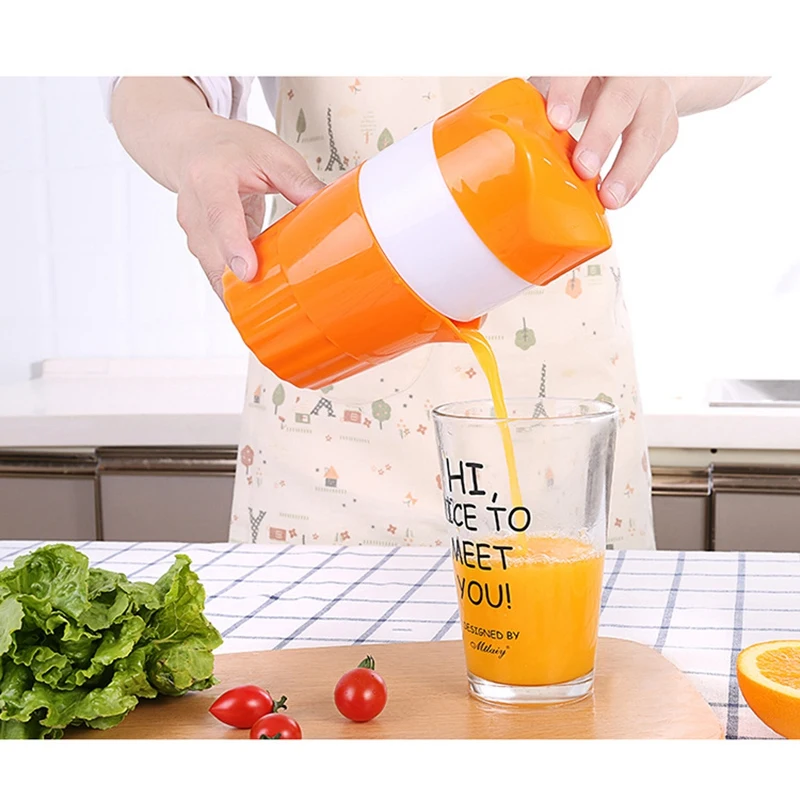 

2 Pcs Multi-Functional Juicer Fruit and Vegetable Grinder Portable Juicer Family Travel Baby Food Supplement