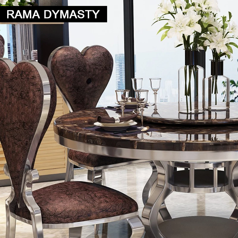 Rama Dymasty обеденный стол из нержавеющей стали мебель для дома современный