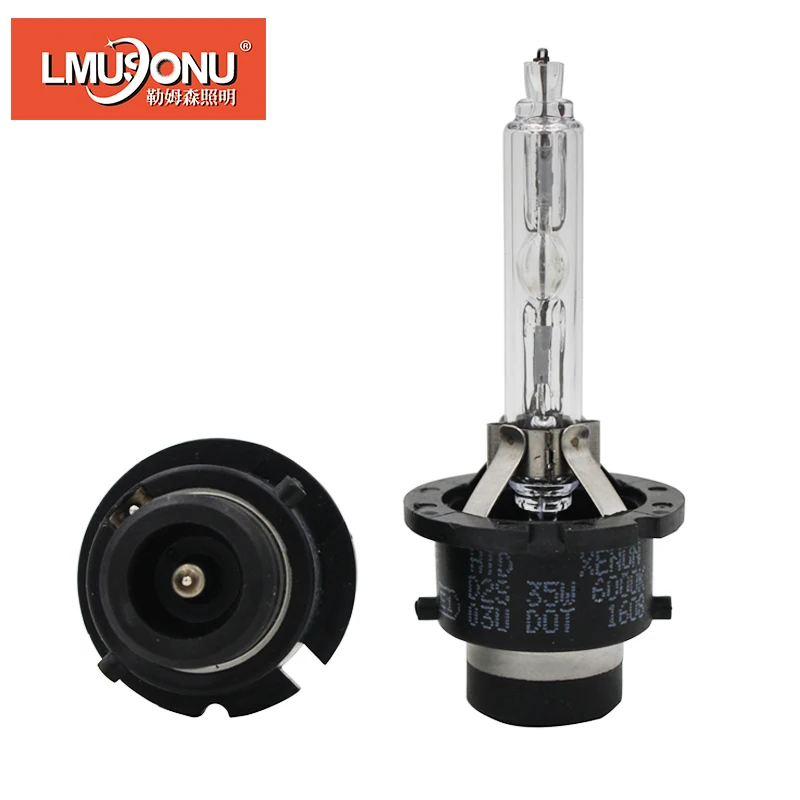 

LMUSONU Headlight Car Light Source AC HID D2S Xenon 4300K 6000K 8000K Car Single Beam Bulbs Replacement Super Bright 12V 35W