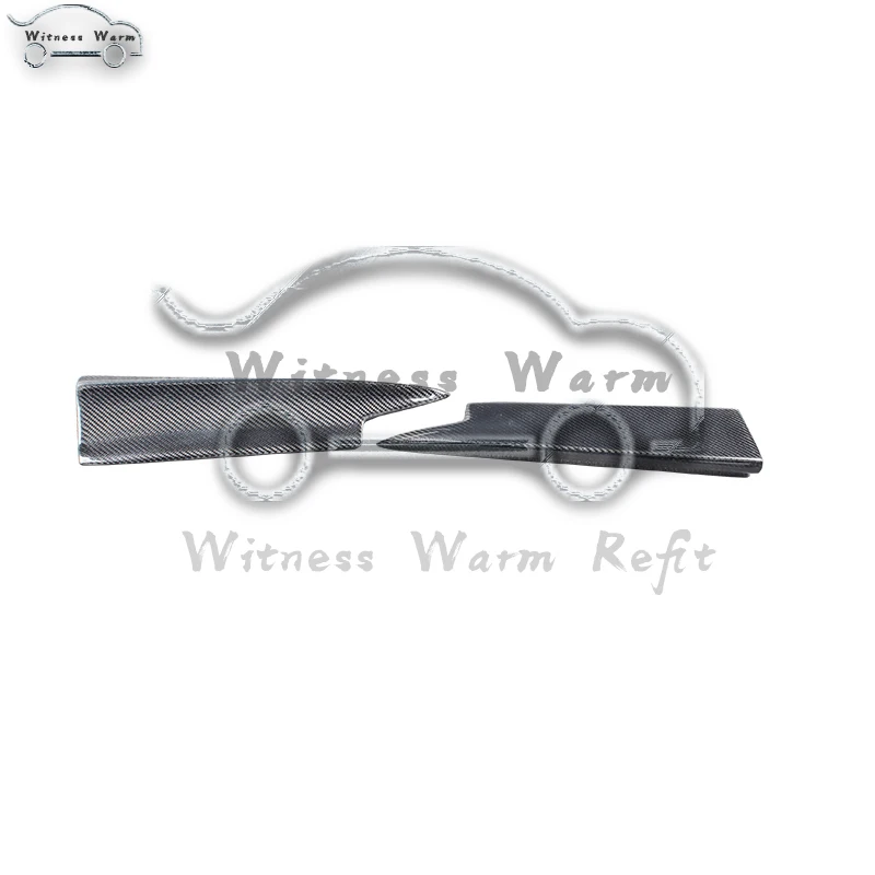 Передник CLA W117 из углеродного волокна для заднего бампера и боковых губ передник