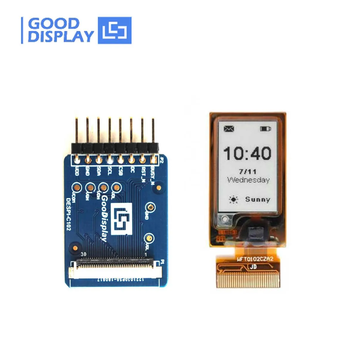 

1.02 Inch E-Ink Small Flexible Screen Mini E-Paper Display Module