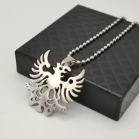 fashion phoenix pendant ladies necklace new stainless steel couples clavicle chain boho name necklace morrocan jewelry emo