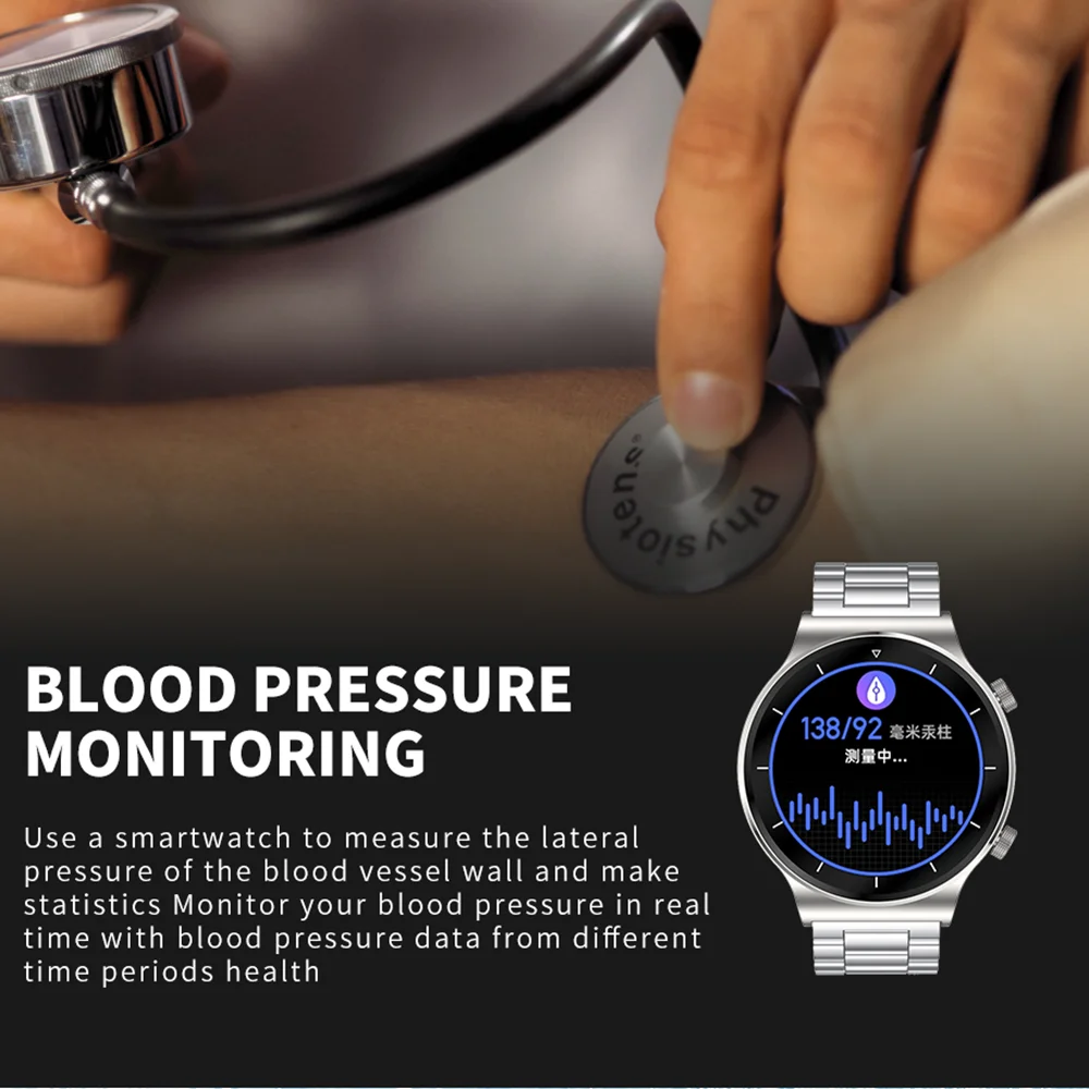 

2021 Smart Watch Bluetooth call Men IP68 Waterproof heart rate blood pressure For Huawei Android IOS Phone Man Women Smartwatch