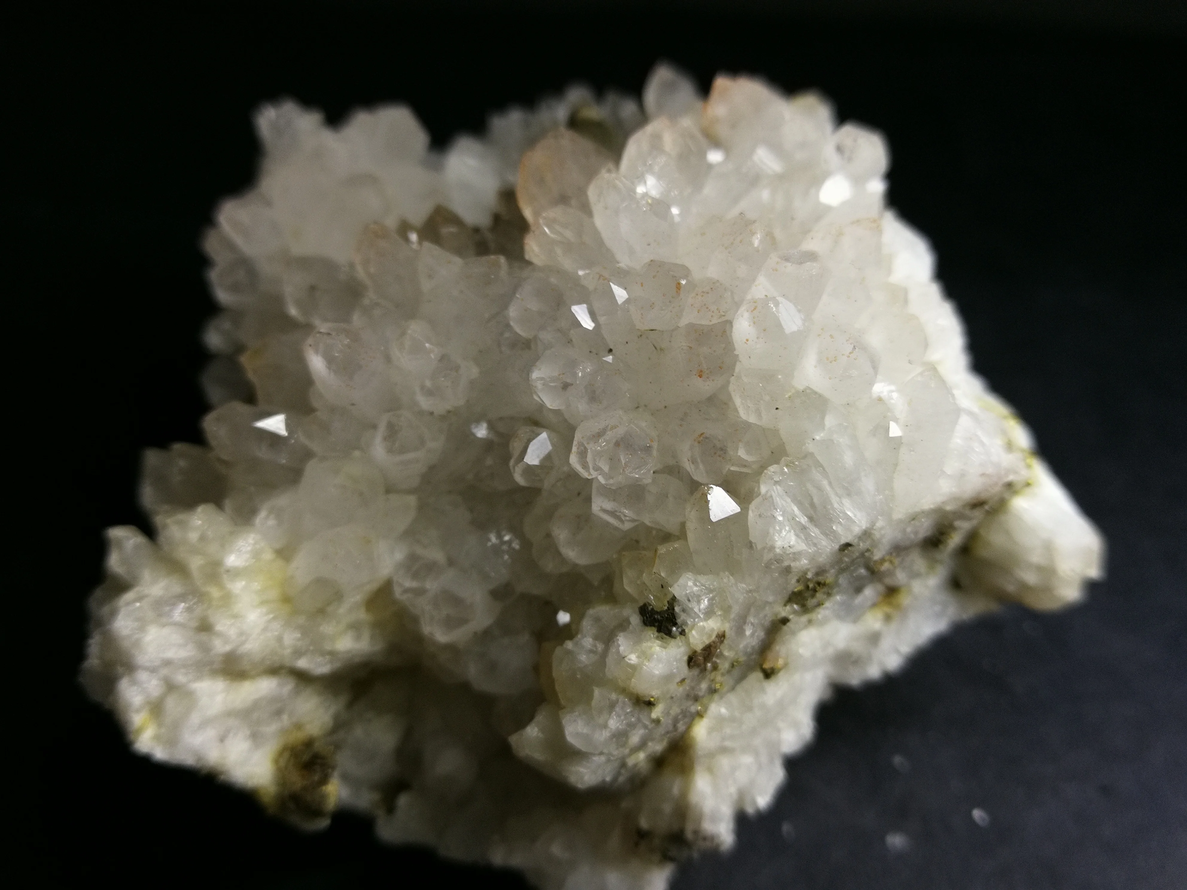 Минеральный Образец кварца gPyrite 146 3 натуральный кластер белого кристалла|Камни| |