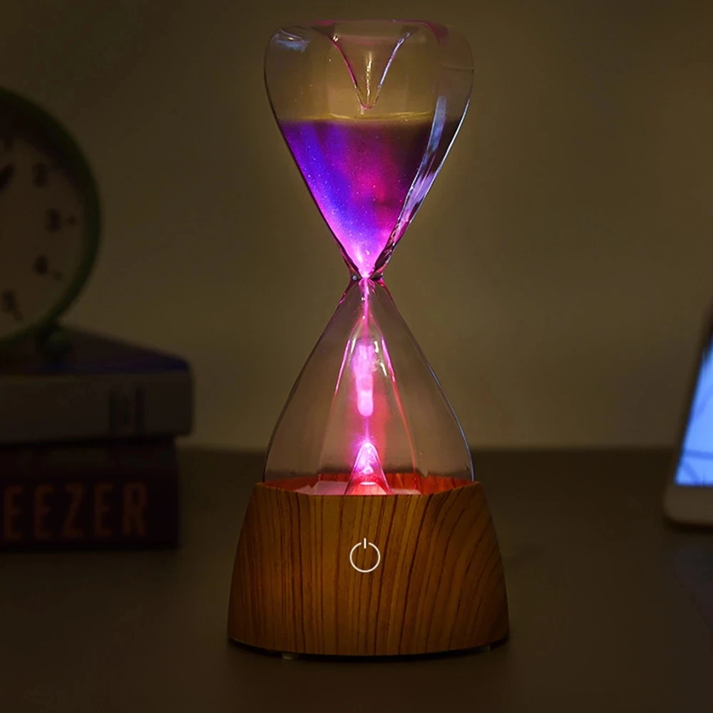 

Bluetooth 4.1 Loudspeaker Rechargeable Lamp Dimmer Connected To Mobile Hourglass Sleep Lamp New